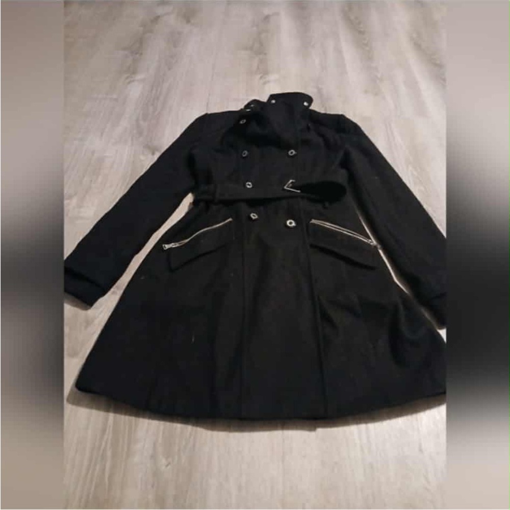 Express Black Trench Coat for Women